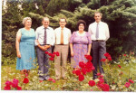 Françoise, Roger, Gaston, Simonne, André Osstyn - 1980